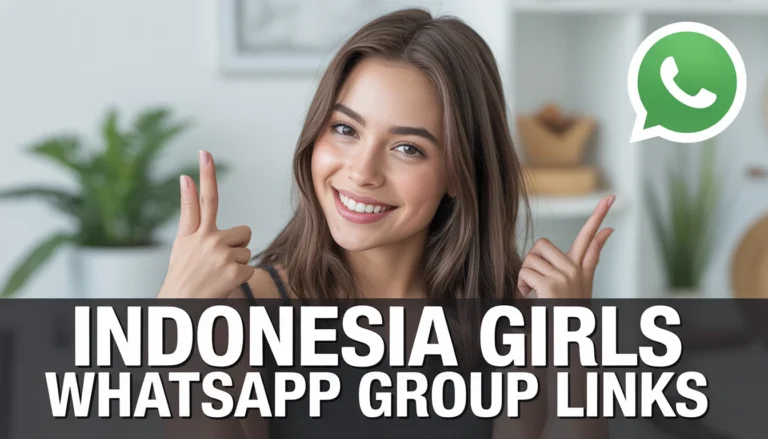 Indonesia Girls WhatsApp Group Links